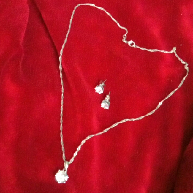 Beautiful!/ 925s Pladed Chain Necklace Set